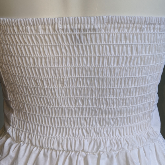 🌼 BeBop Button Bustier Top Fit & Flare Dress - White M NWT GRADUATION DRESS!!! - Picture 7 of 10